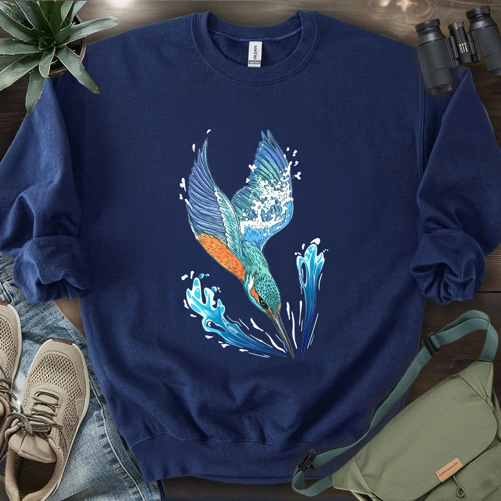 Kingfisher Diving Sweatshirt