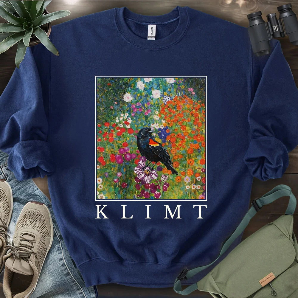 Klimt Blackbird Sweatshirt