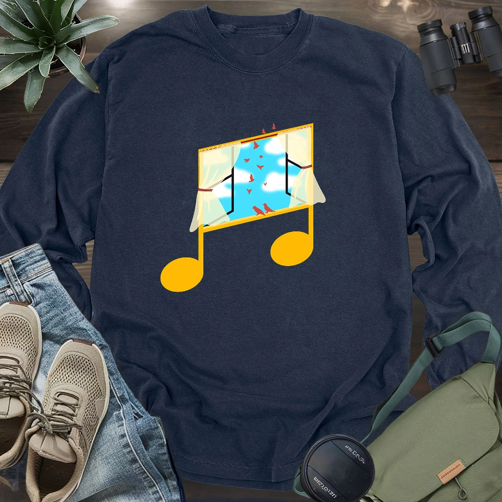 Listening To Songbirds Long Sleeve T-shirt