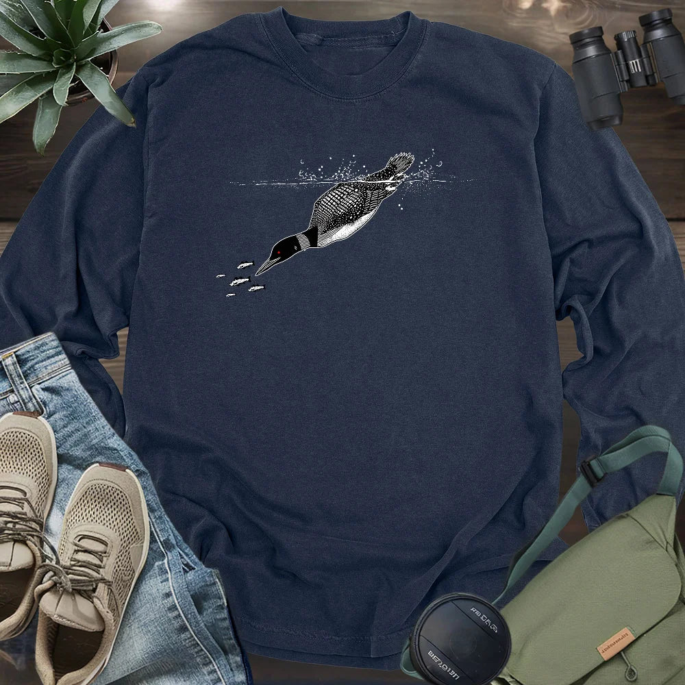 Loon On The Hunt Long Sleeve T-shirt