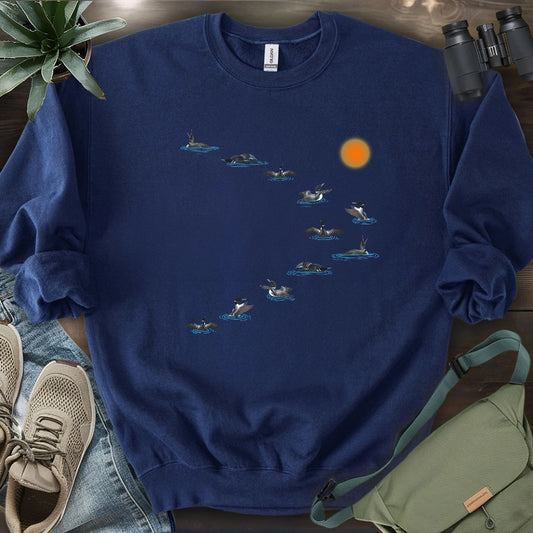 Loons Dancing - Sunset Sweatshirt