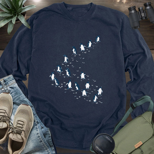 March of the Penguins Long Sleeve T-shirt