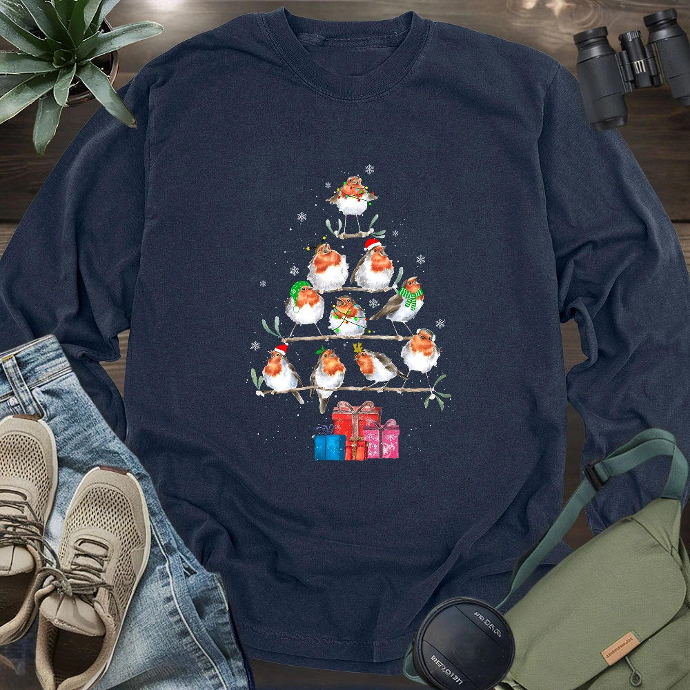 Merry Robinmas Long Sleeve T-shirt
