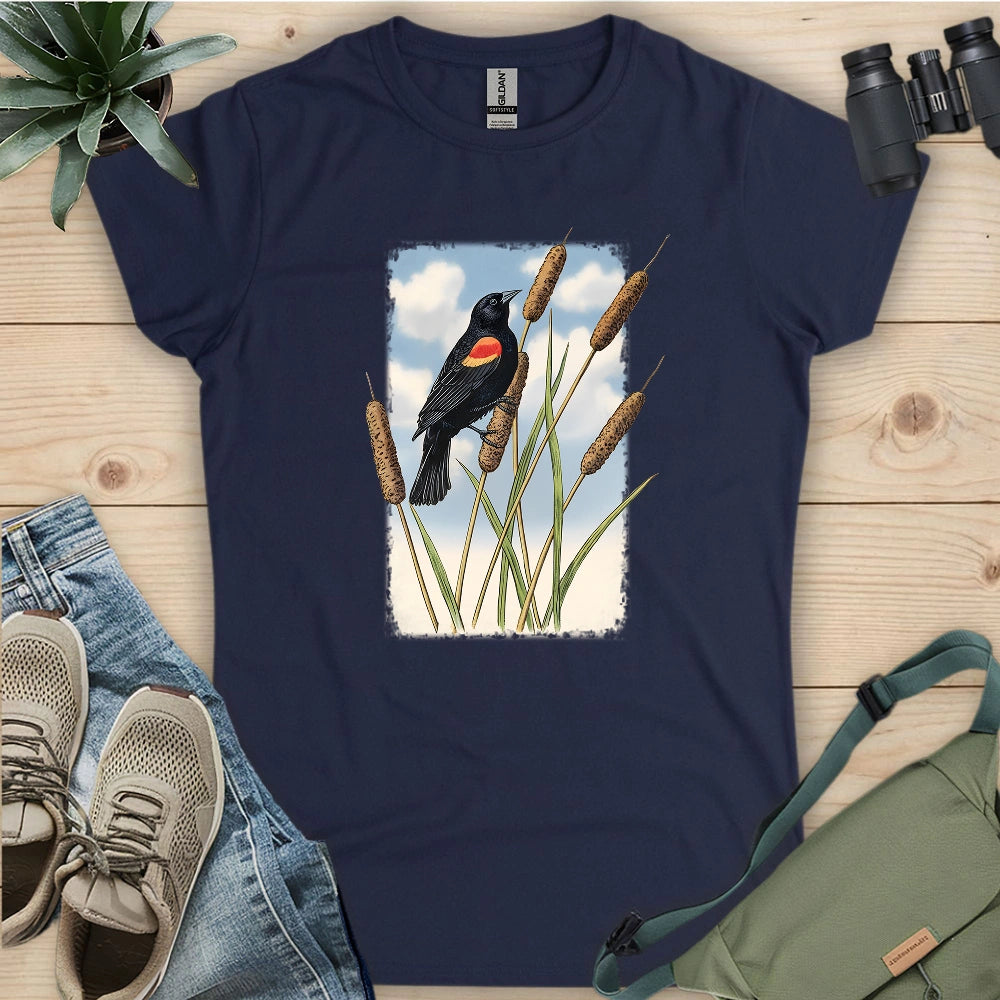 Morning On Cattail Field Women's T-shirt