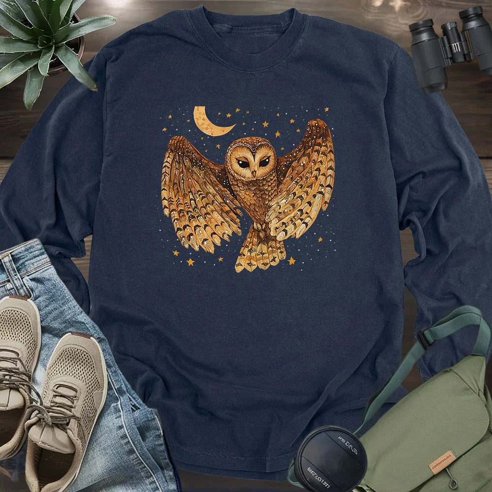 Mystical Owl Long Sleeve T-shirt