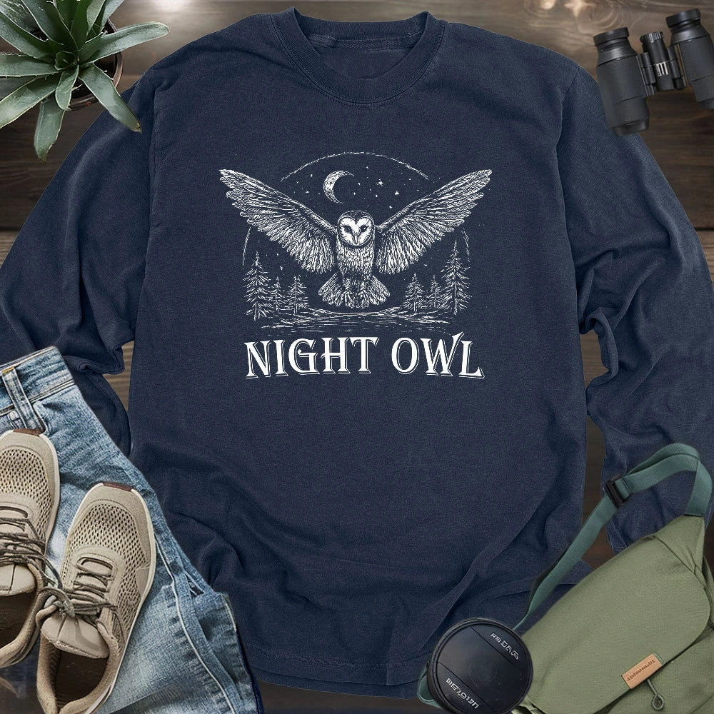 Night Owl Long Sleeve T-shirt