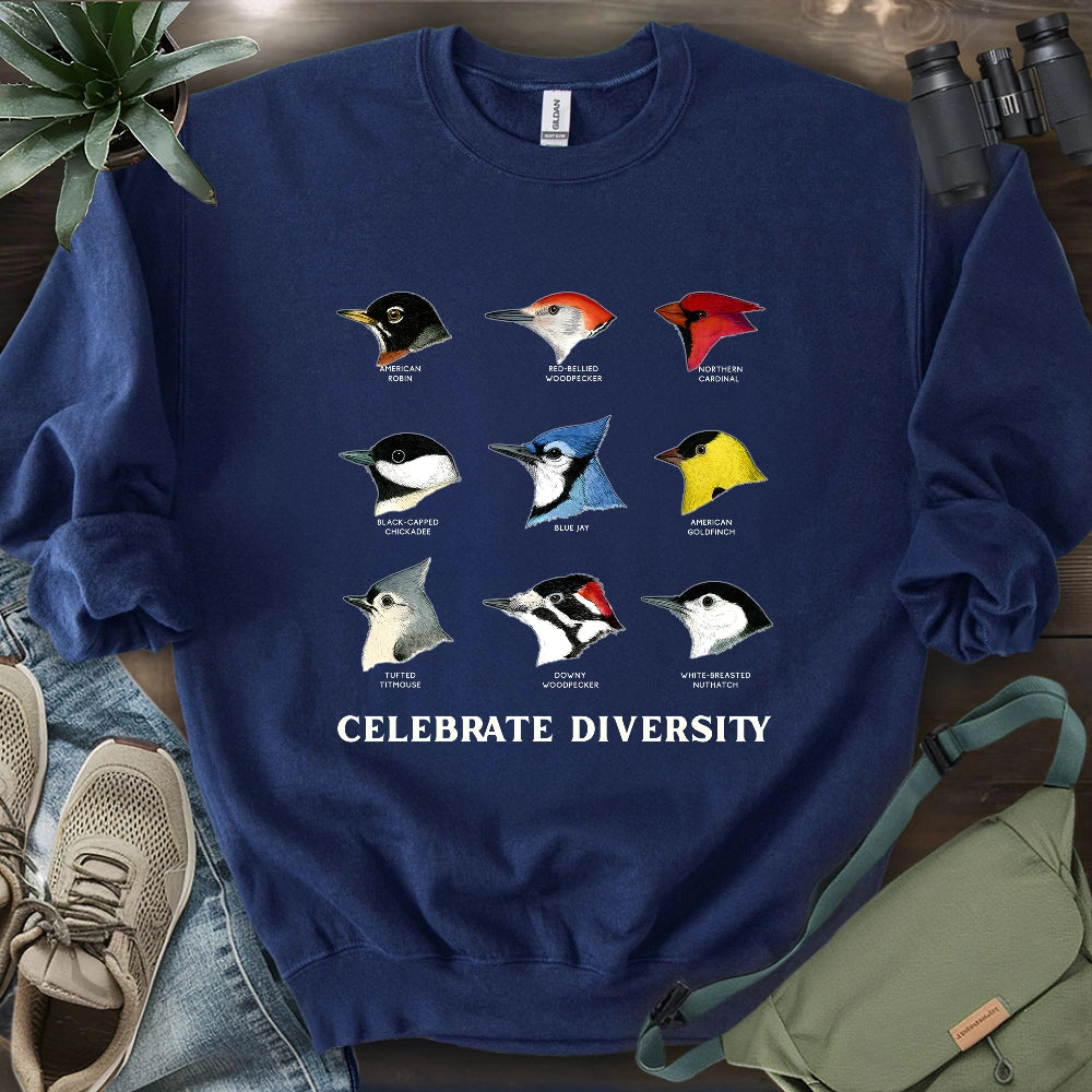 Northern Backyard Birds Sweatshirt