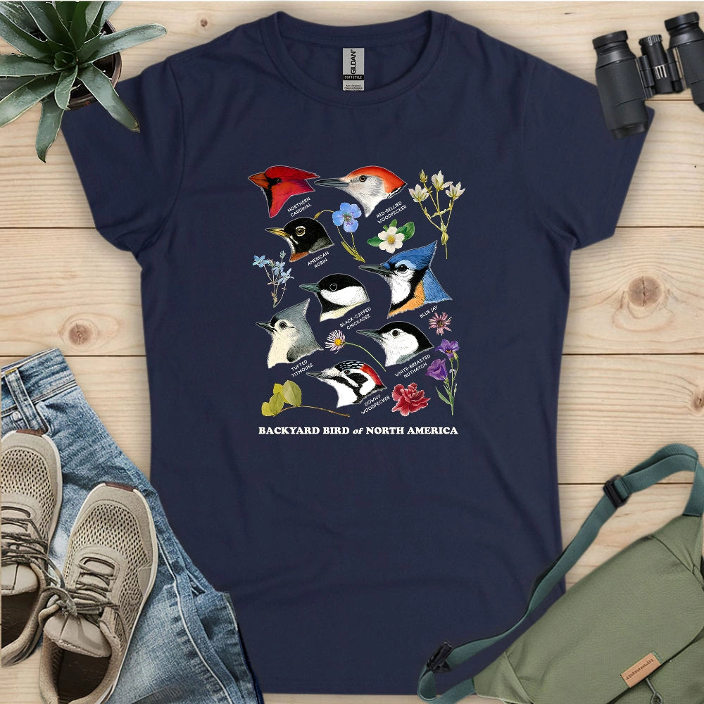 Northern Backyard Birds Women's T-shirt