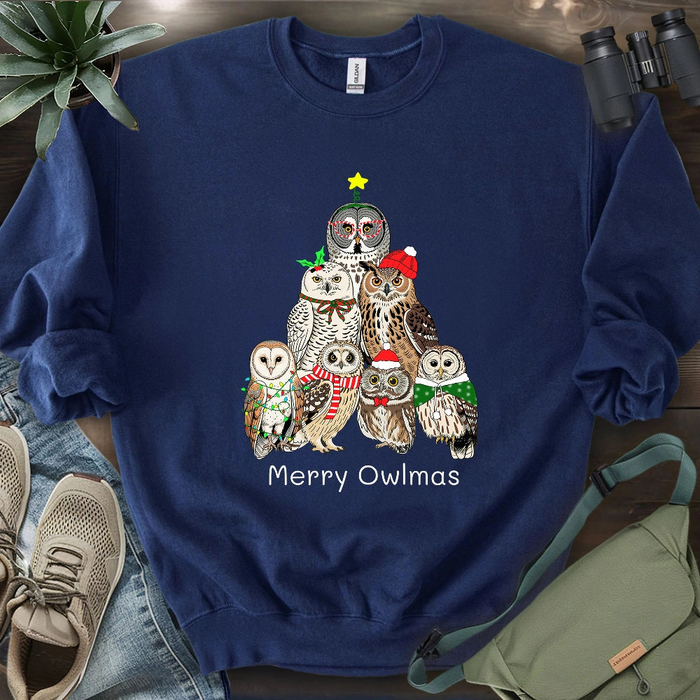 Owl Family Christmas Sweatshirt