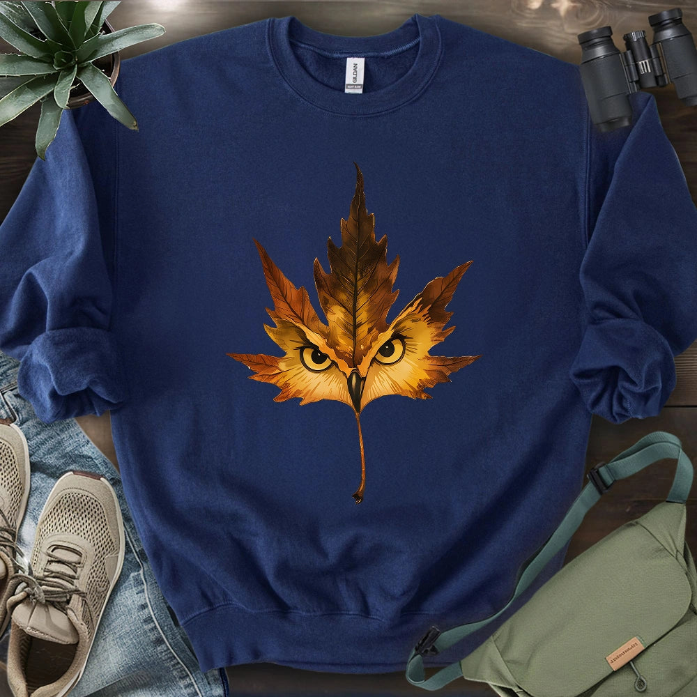 Owl Mapple Leaf  Sweatshirt