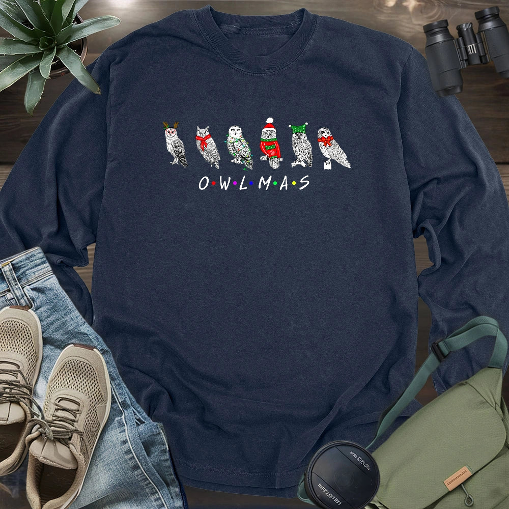 Owlmas Long Sleeve T-shirt