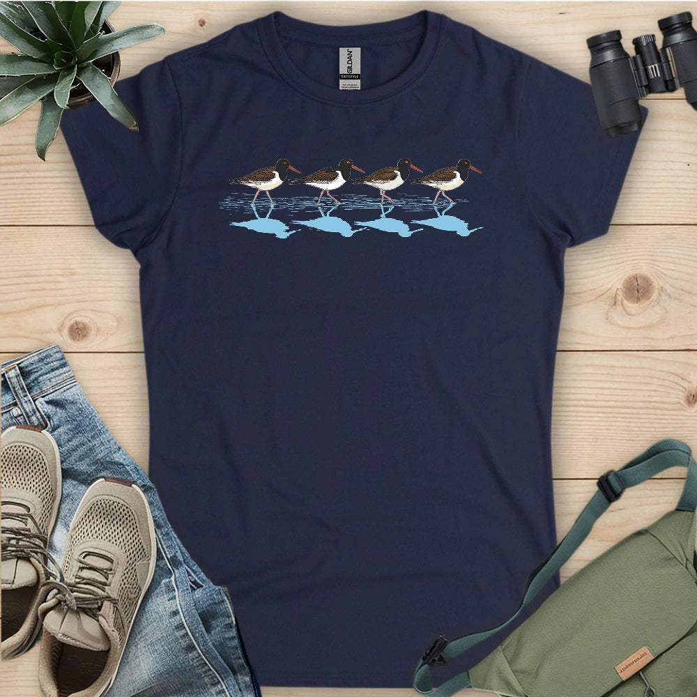 Oystercatchers Walking Women's T-shirt