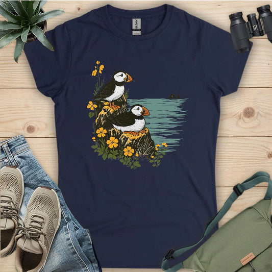 Peaceful Puffins Women's T-shirt