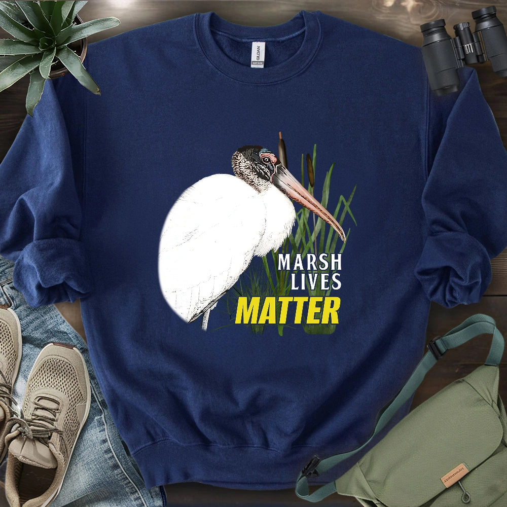 Protect Wood Stork Sweatshirt