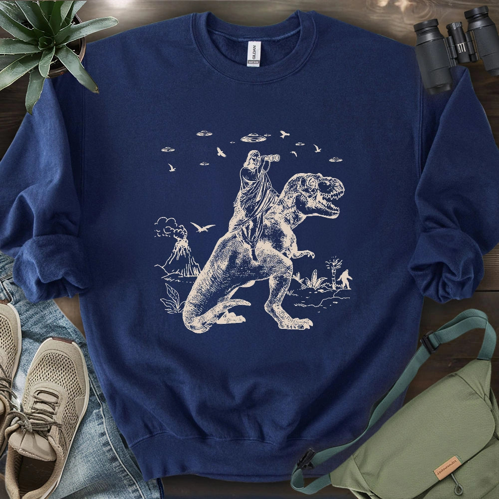 Riding Gators, Spotting Birds Sweatshirt