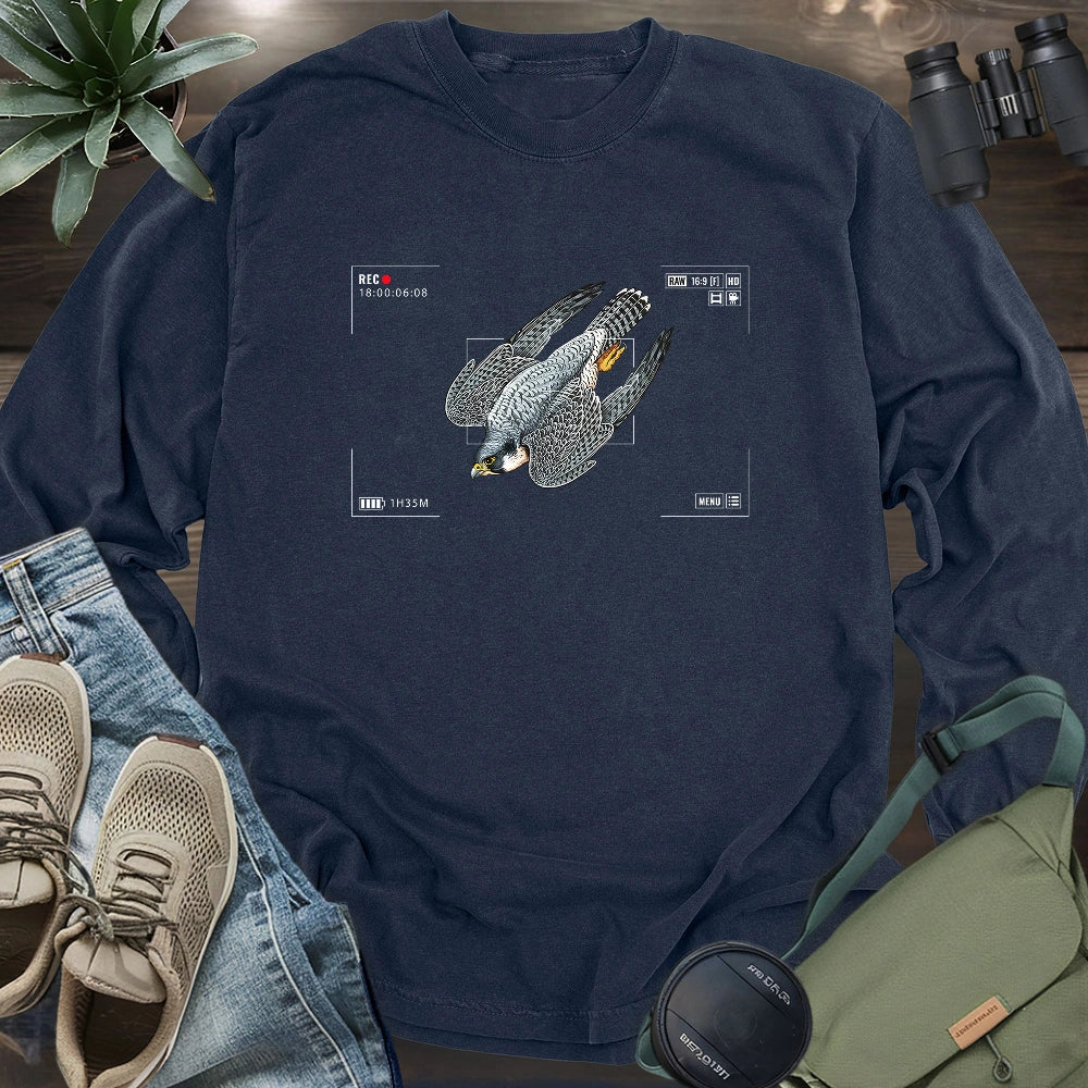 Skydiving Falcon Long Sleeve T-shirt