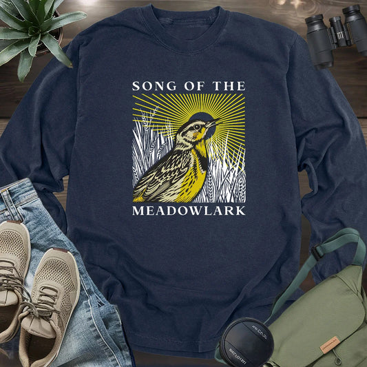 Song Of The Meadowlark Long Sleeve T-shirt