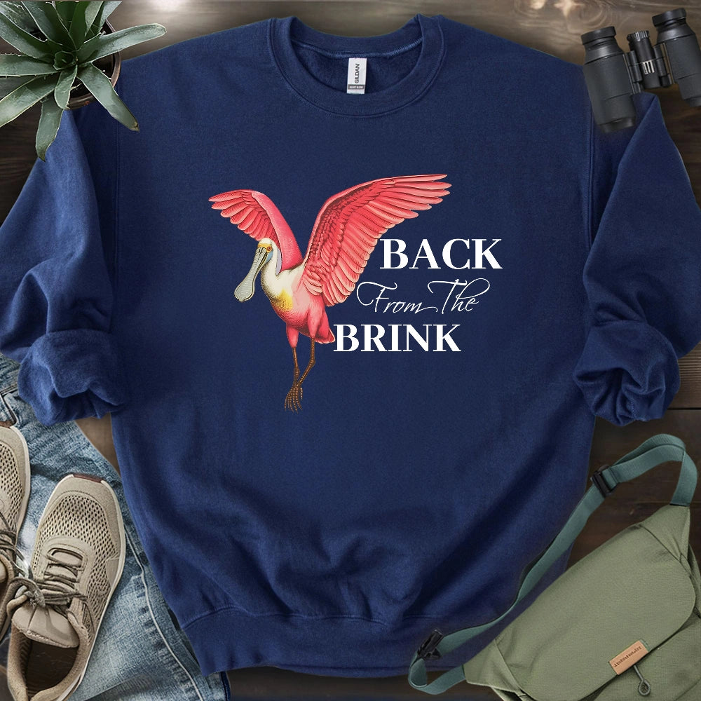 Spoonbill Back From The Brink Sweatshirt