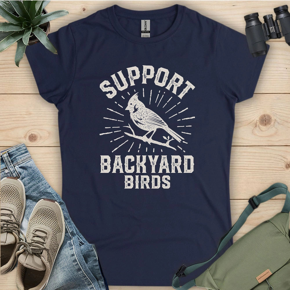 Support Backyard Birds Women's T-shirt
