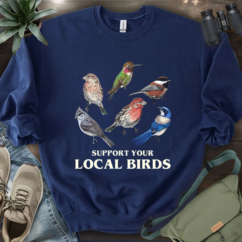 Support California Backyard Birds Sweatshirt