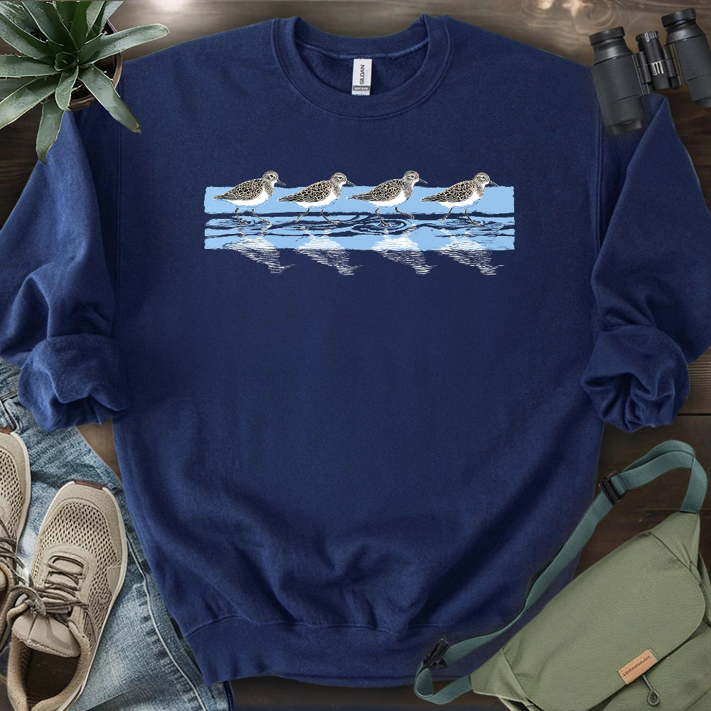 Tidewalking Sandpipers Sweatshirt