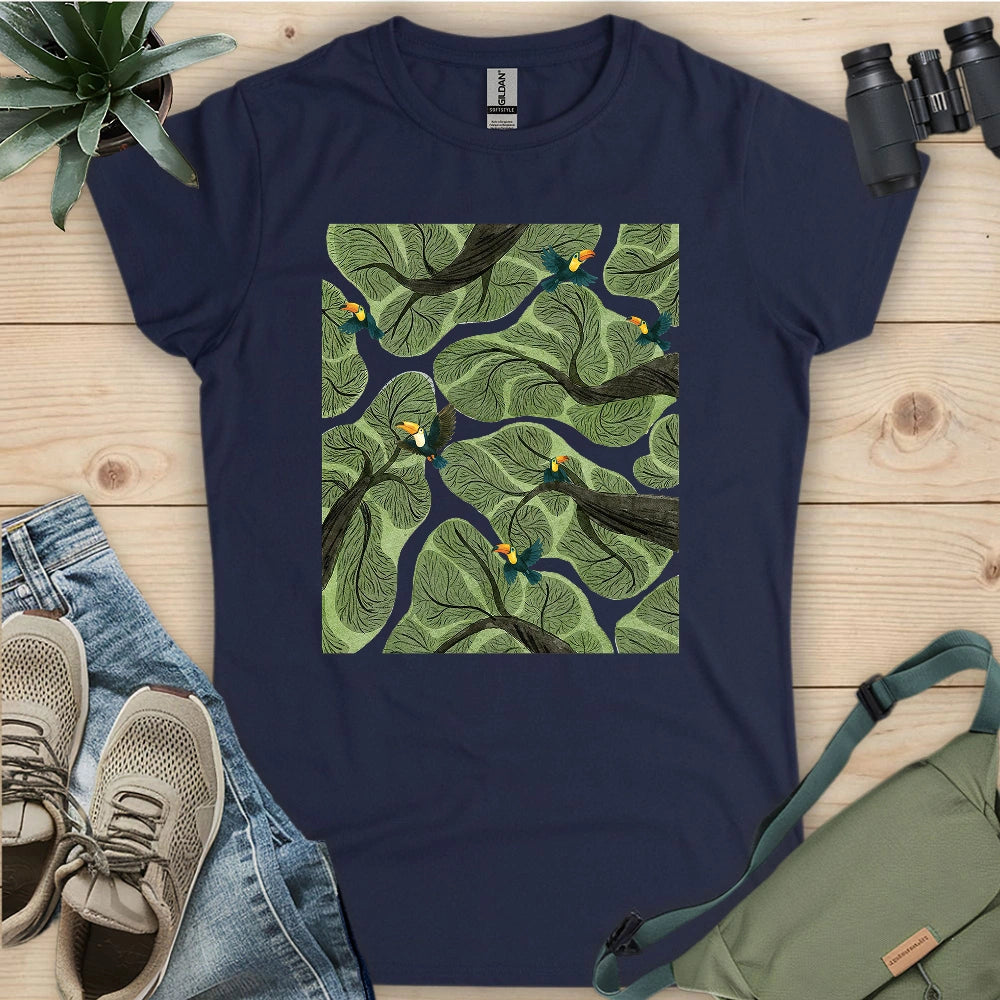 Toucan In Jungle Women's T-shirt