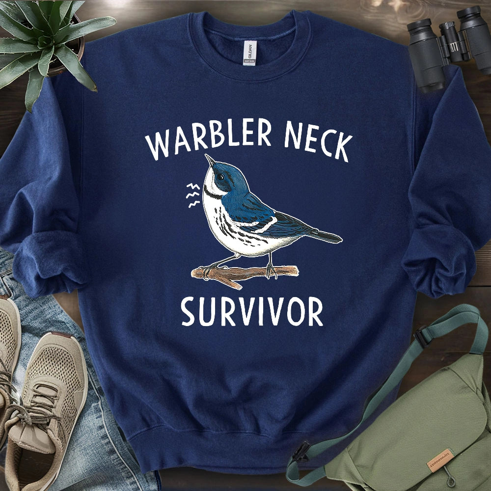 Warbler Neck Survivor Sweatshirt