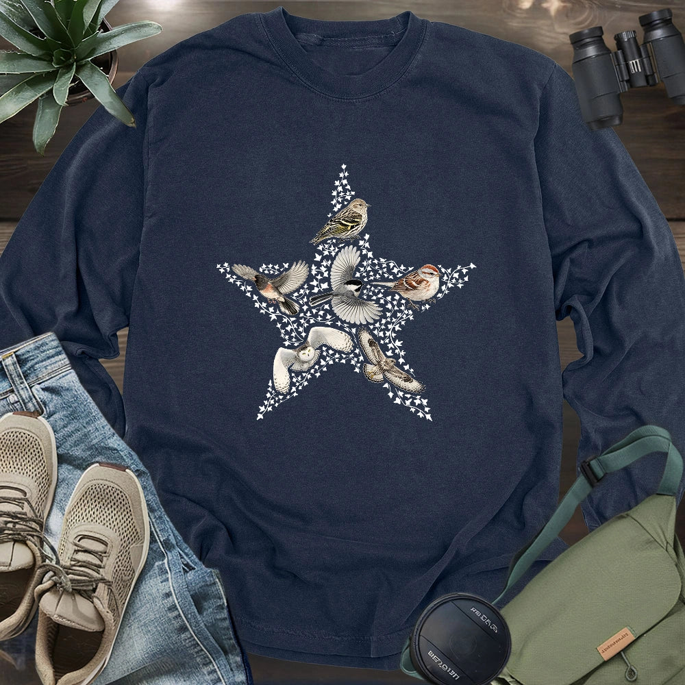 Winter Birds Long Sleeve T-shirt