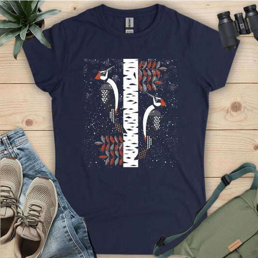 Winter Woodpeckers Women's T-shirt