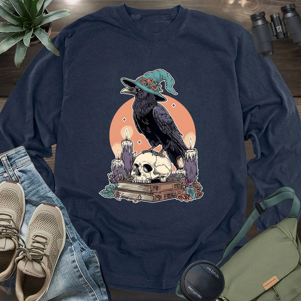 Witch’s Raven Long Sleeve T-shirt