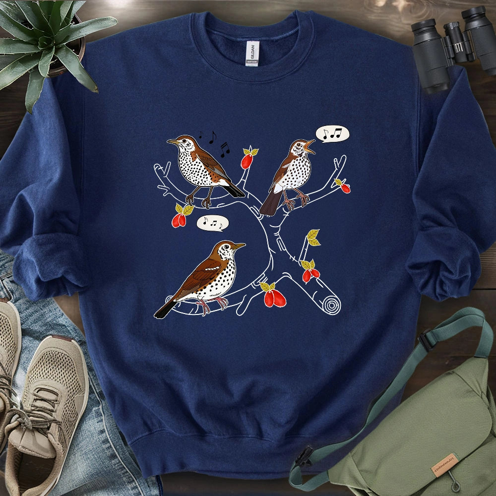 Wood Thrush's Song Sweatshirt