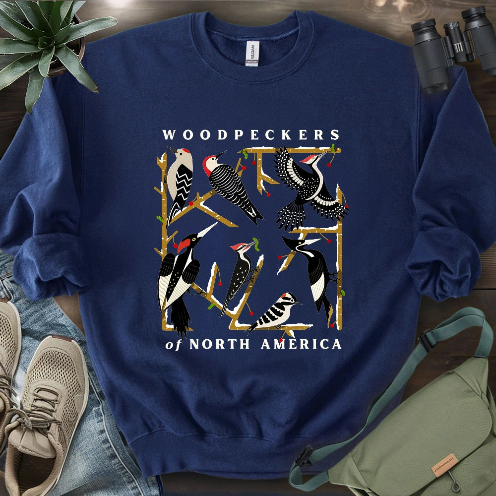Woodpeckers Of North America Sweatshirt