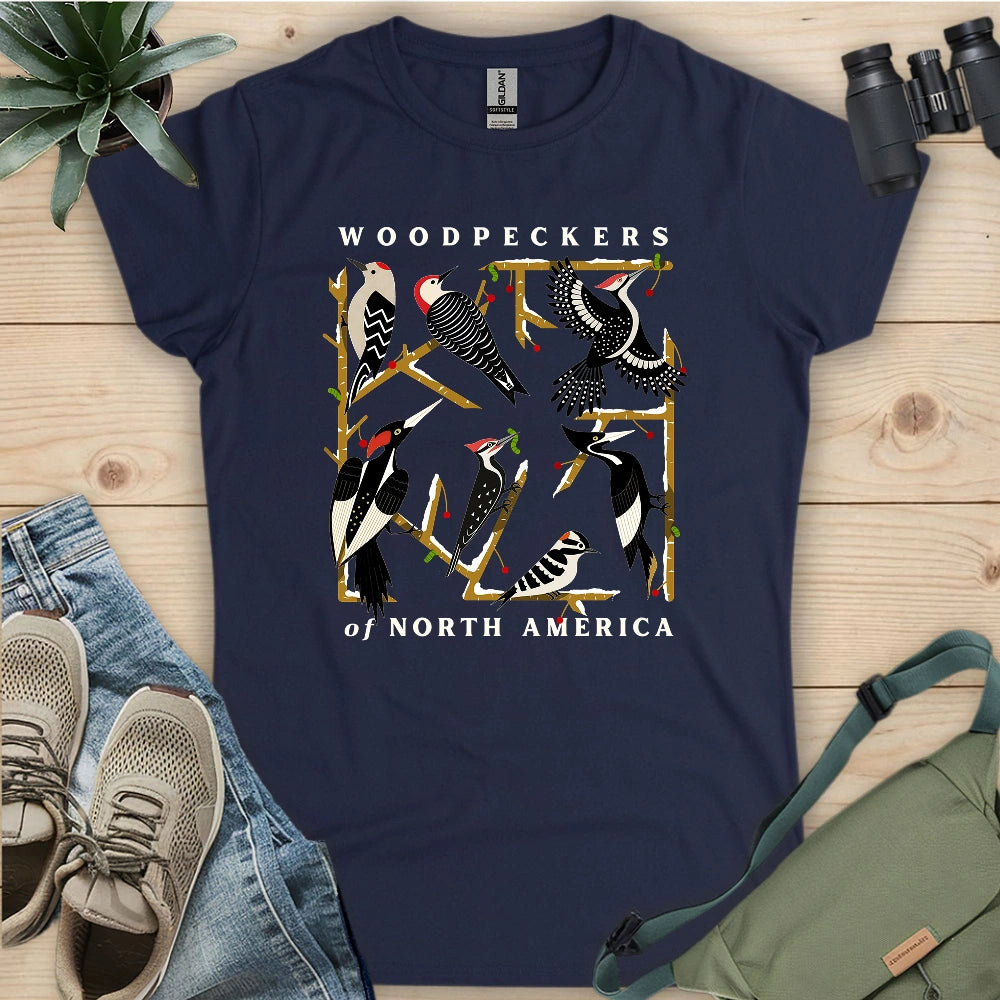 Woodpeckers Of North America Women's T-shirt