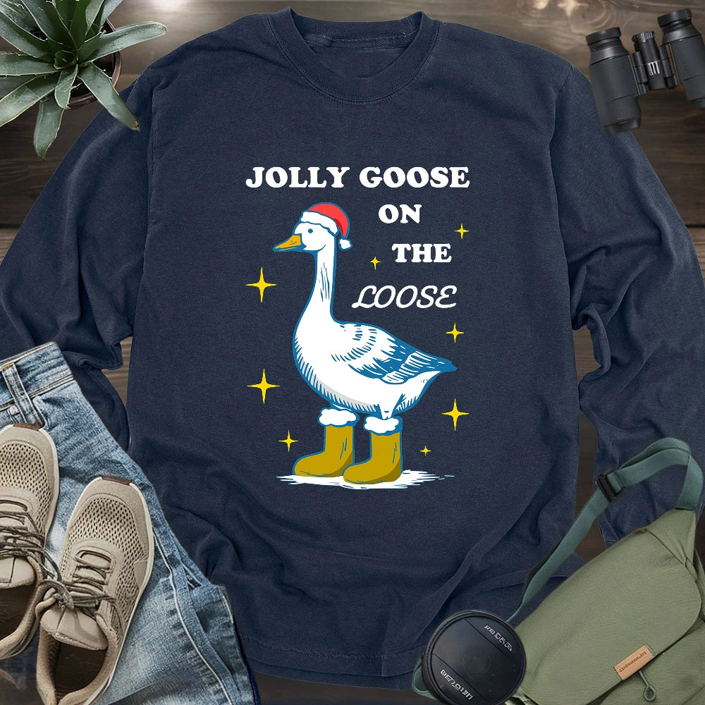 Silly Goose Christmas Long Sleeve T-shirt
