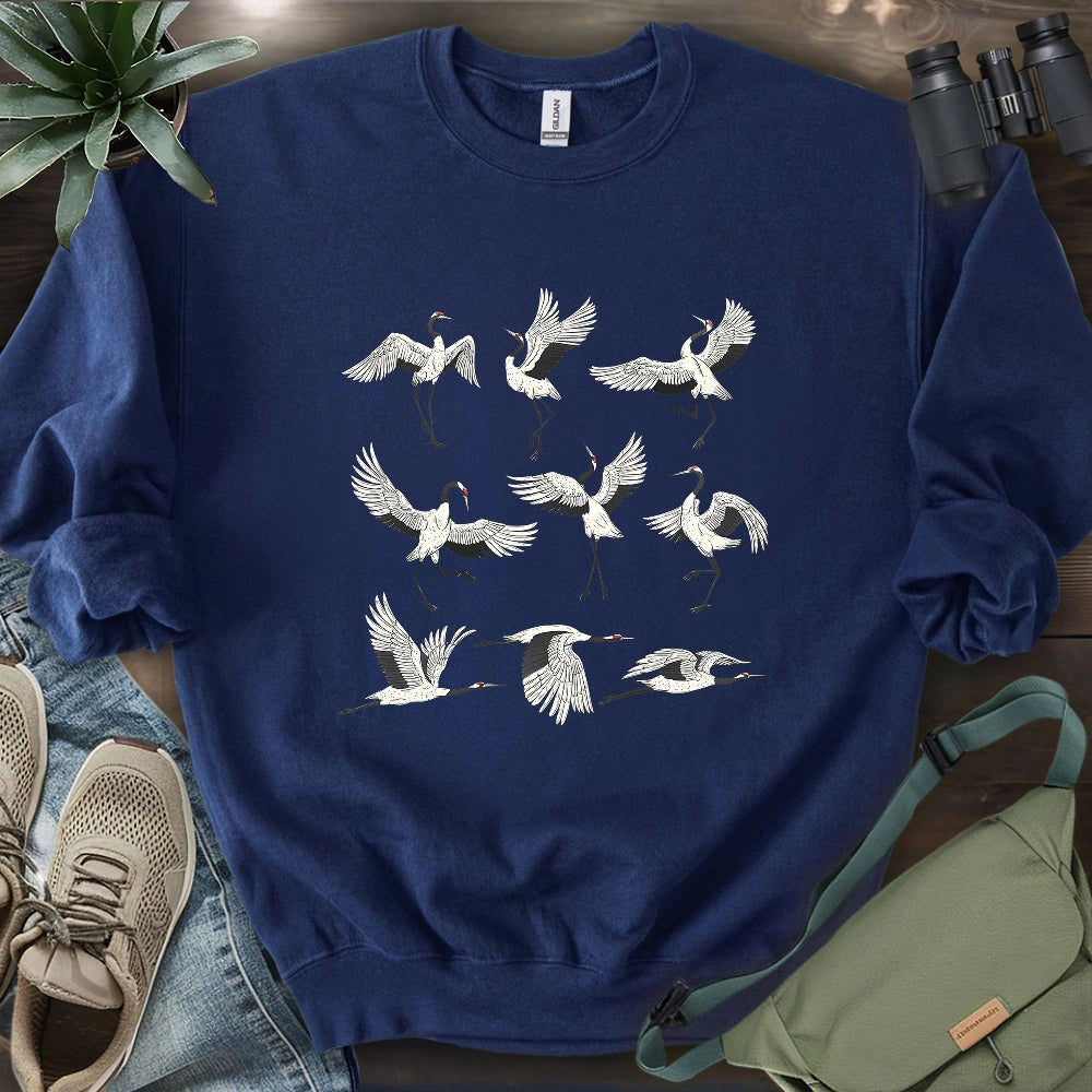 Graceful Cranes Sweatshirt