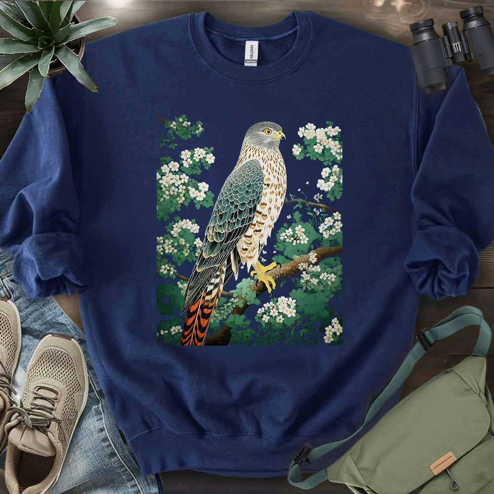 Hawk in Bloom Sweatshirt