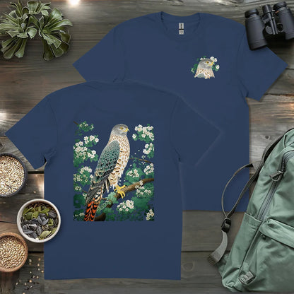 Hawk In Bloom 2 Side T-shirt