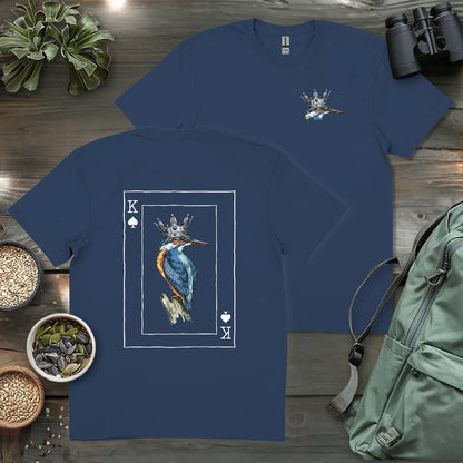 Kingfisher Of Spades 2 Side T-shirt