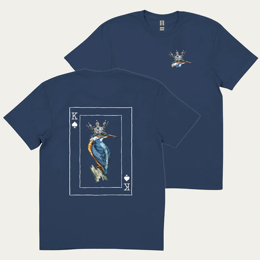 Kingfisher Of Spades 2 Side T-shirt