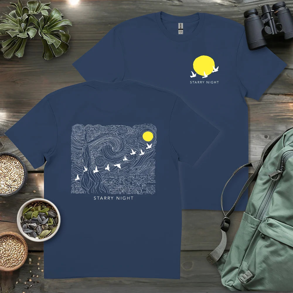 Starry Night Migration 2 Side T-shirt
