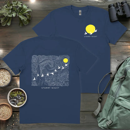 Starry Night Migration 2 Side T-shirt