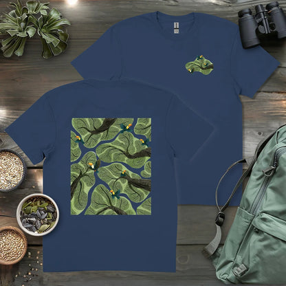 Toucan In Jungle 2 Side T-shirt