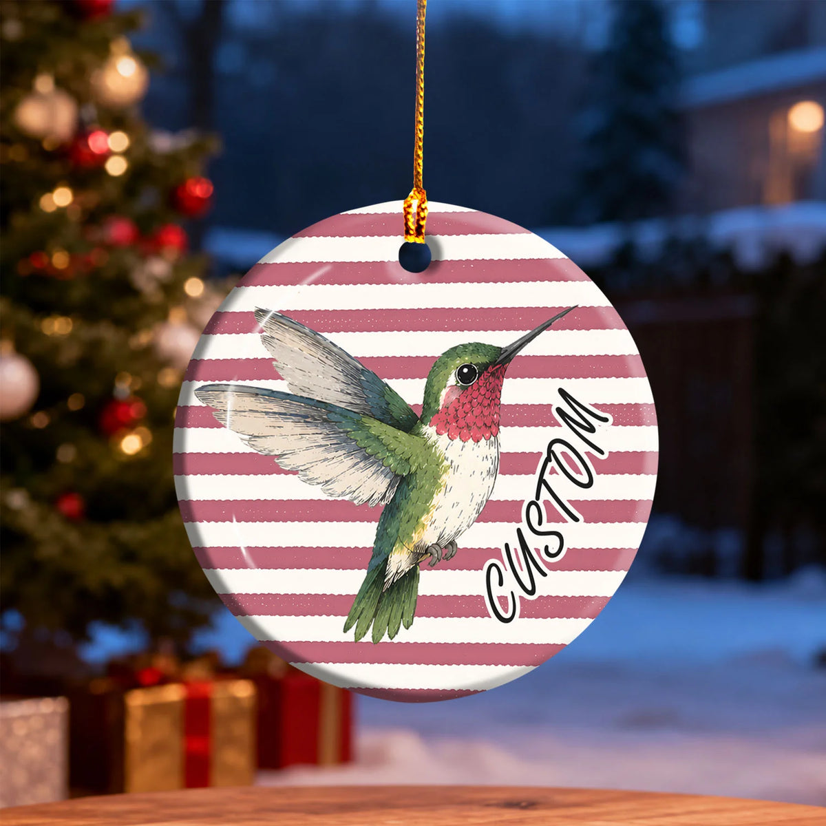 Celebrate Birds Spotted 2026 Ceramic Ornament