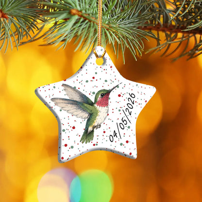 Celebrate Birds Spotted 2026 Ceramic Ornament