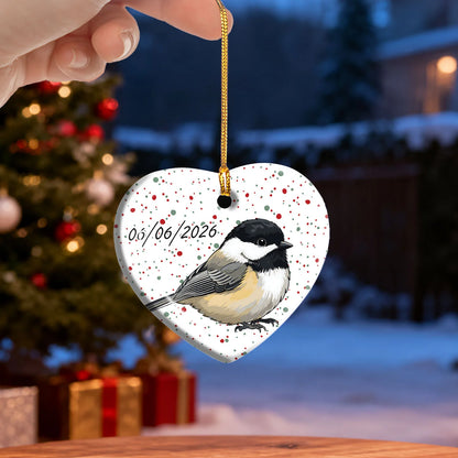 Celebrate Birds Spotted 2026 Ceramic Ornament
