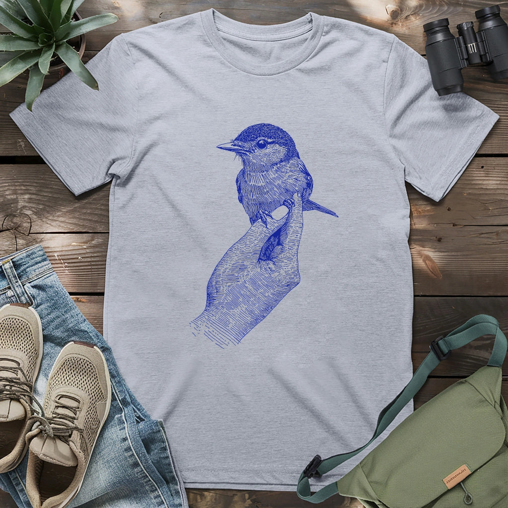 Perched On My Hand T-shirt