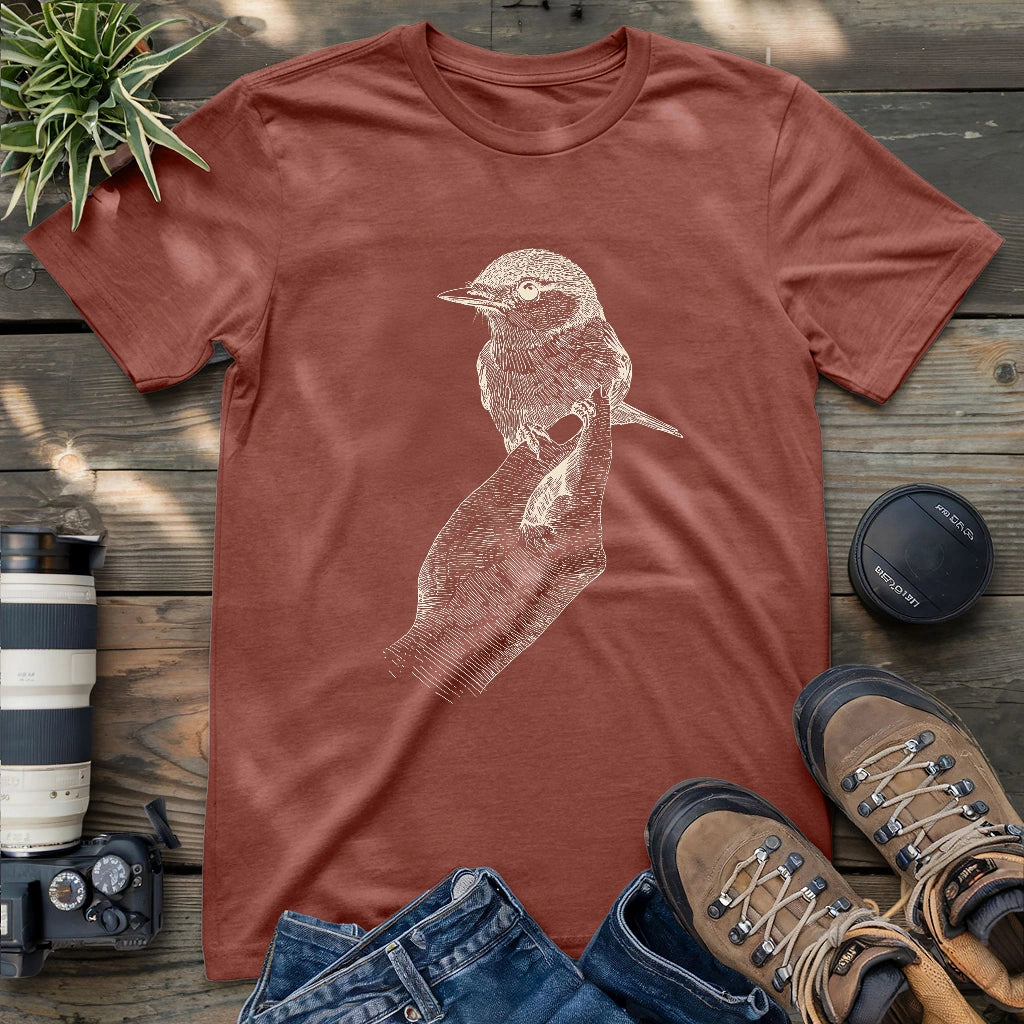 Perched On My Hand T-shirt