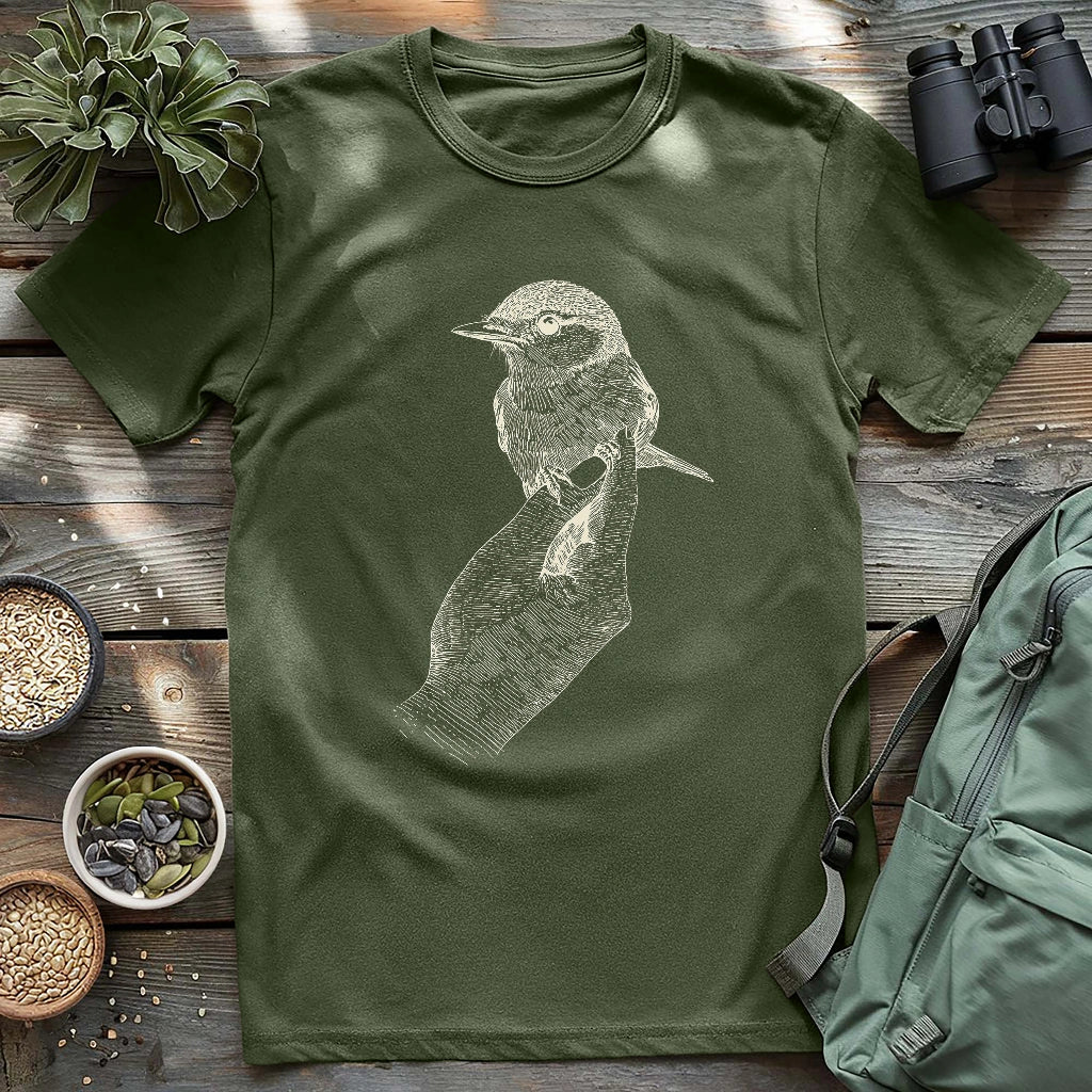 Perched On My Hand T-shirt