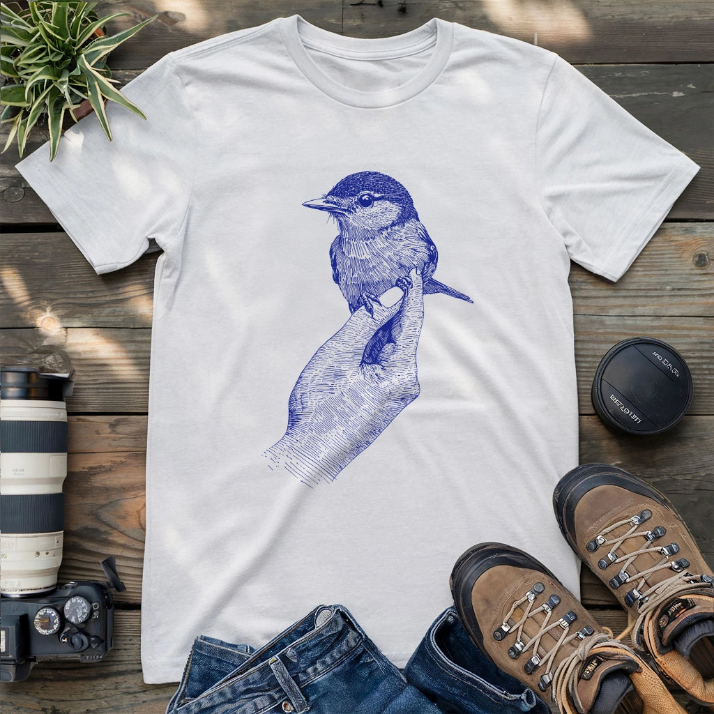 Perched On My Hand T-shirt