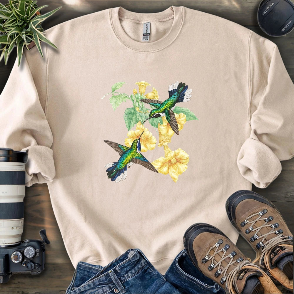 A Hummingbird Couple Sweatshirt